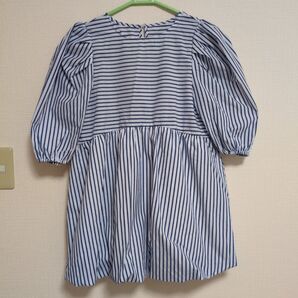 辻希美 バルーンブラウス ストライプ М しまむら