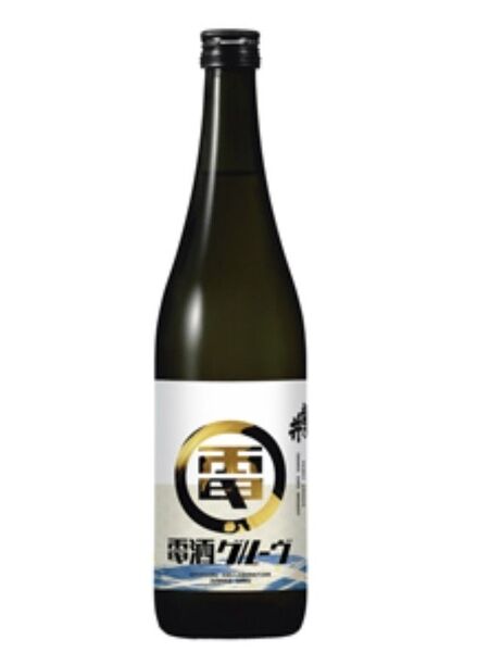 電気グルーヴ × 磐乃井酒造『前掛け+瓶型キーホルダー+ステッカー+電酒グルーヴ720ml一本セット』