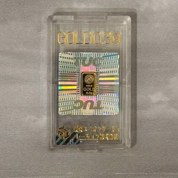 ☆24K☆ペンダントトップ等に TUC GOLD 0.3g 景品