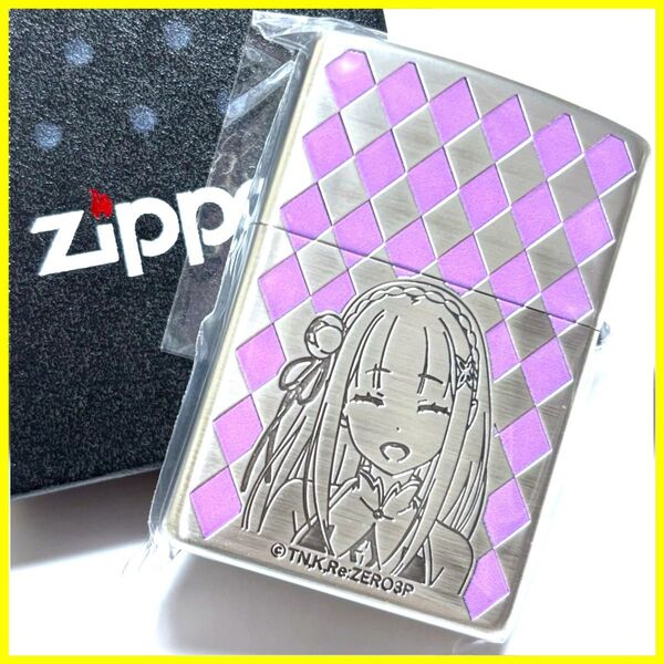 ZIPPO ライター Re:ゼロから始める異世界生活 M エミリア モチーフ