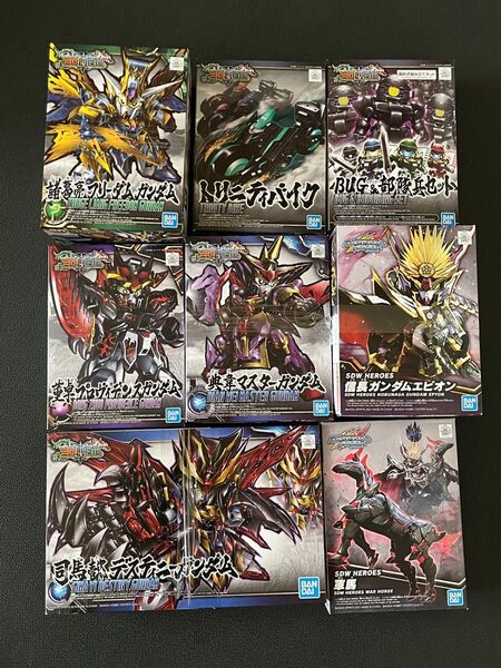 SD 三国創傑伝 SDW HEROES 信長 軍馬 まとめ売り おまけ付き 未組立