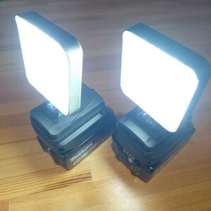 【新品】マキタ 18Vバッテリー対応 ワークライト LEDライト 作業ライト 作業灯 USBアダプター スマホ充電 2個セット1