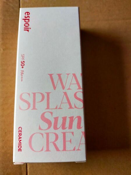 エスポア 下地 ウォータースプラッシュサンクリームセラミド60ml SPF50+ PA++++ 顔 全身用 日焼け止め 保湿 1本