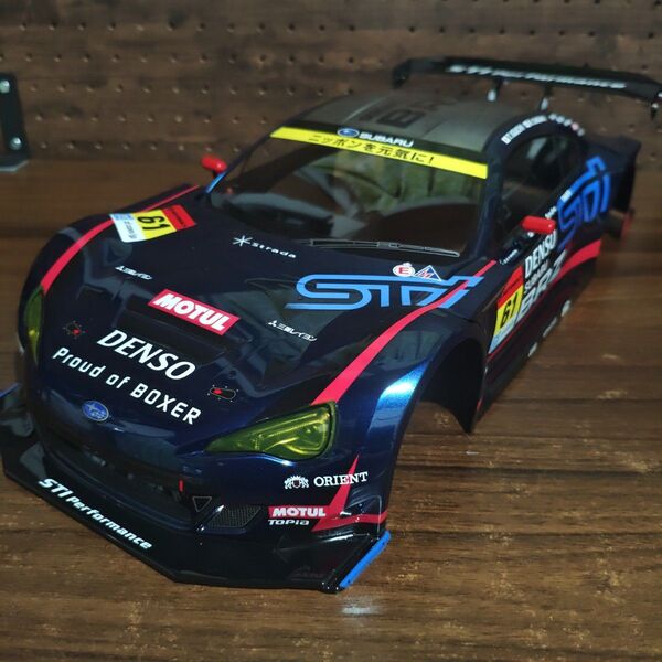 タミヤ BRZ ボディ ダークメタリックブルー