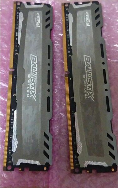 BALLISTIX SPORT DDR4 2400 メモリ 32GB(16GB 2枚)