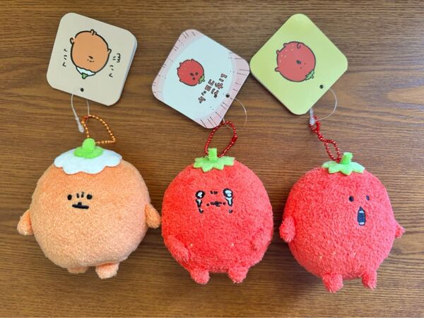 もぐらコロッケ ナガノのいちご ぬいぐるみくじ D賞 3種 いちごコロッケ マスコット