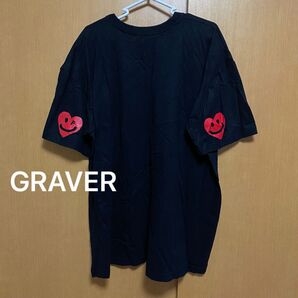 GRAVER Tシャツ 「free」黒 ブラック 半袖