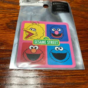 セサミストリート ステッカー ビッグバード グローバー エルモ クッキーモンスター キャラステッカー 40ミクロンコーティング