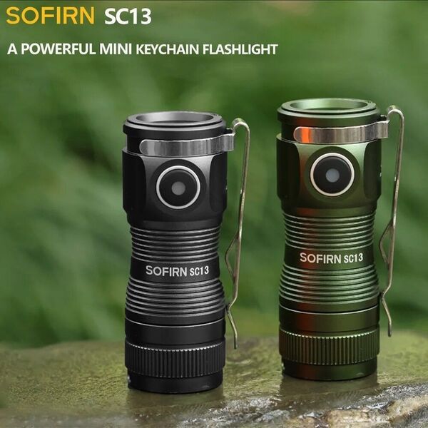 sofirn SC13 sst40 6000-6500k ブラック1個 グリーン1個 2個セット ほぼ新品 LEDライト 懐中電灯