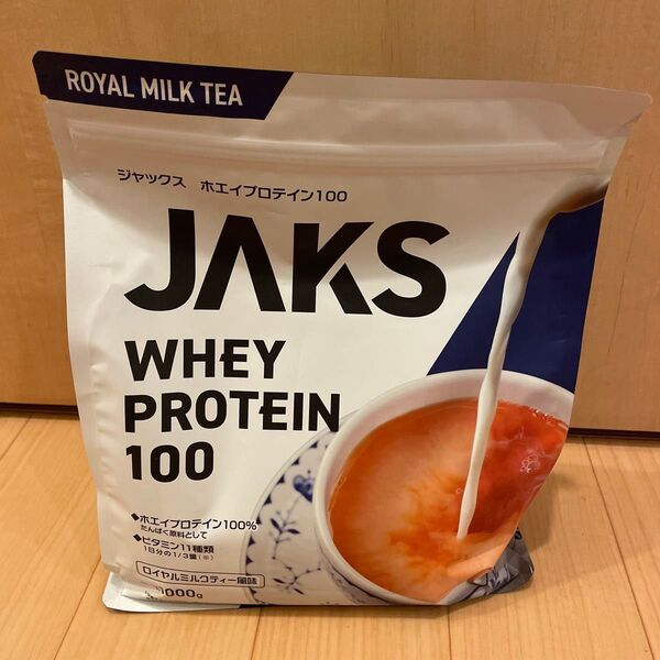 JAKS ジャックス ホエイ プロテイン 1kg ロイヤルミルクティー風味
