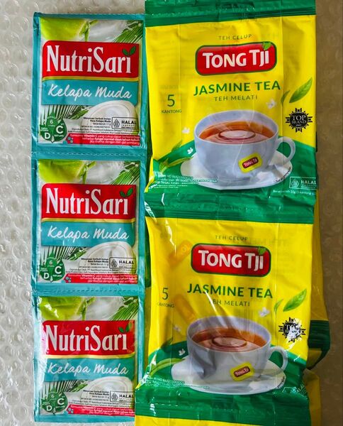 Nutrisari & Teh Tong Tji 5袋ずつ (2種計10袋)