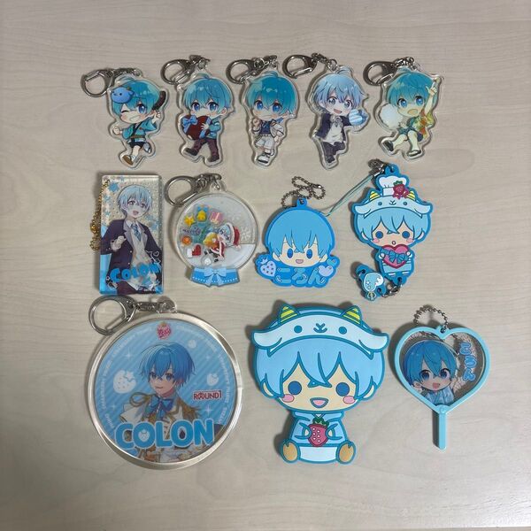 すとぷり ころん アクリルキーホルダー ラバスト シャカシャカキーホルダー アニマルシリコンミラー まとめ売り グッズ