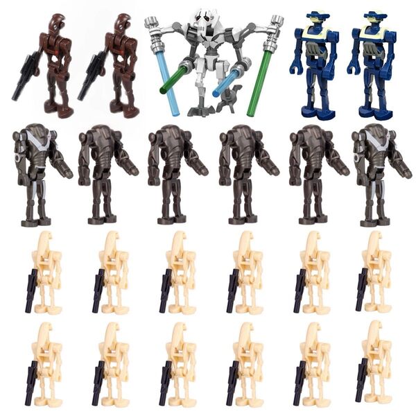 レゴ互換 スターウォーズ グリーヴァス将軍 TX-20 タクティカル・ドロイド バトル・ドロイド 23体セットW 新品未開封