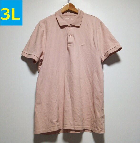 ホリスター ★メンズ3Lサイズ★ 春夏 ストレッチ 半袖ポロシャツ コットンシャツ 半袖Tシャツ 半袖シャツ アメカジ カジュアル