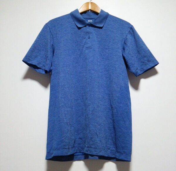 美品 ユニクロ ストレッチ ドライEXポロシャツ(半袖) 半袖ポロシャツ 半袖Tシャツ クールビズ ビズポロ スポーツ メンズL