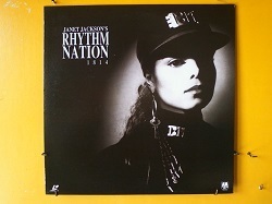 レーザーディスク Janet Jackson / Rhythm Nation 1814 です。