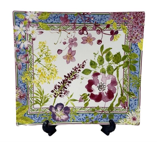 GIEN ジアン ミルフルール スクエアプレート 食器 盛り皿 29×26cm