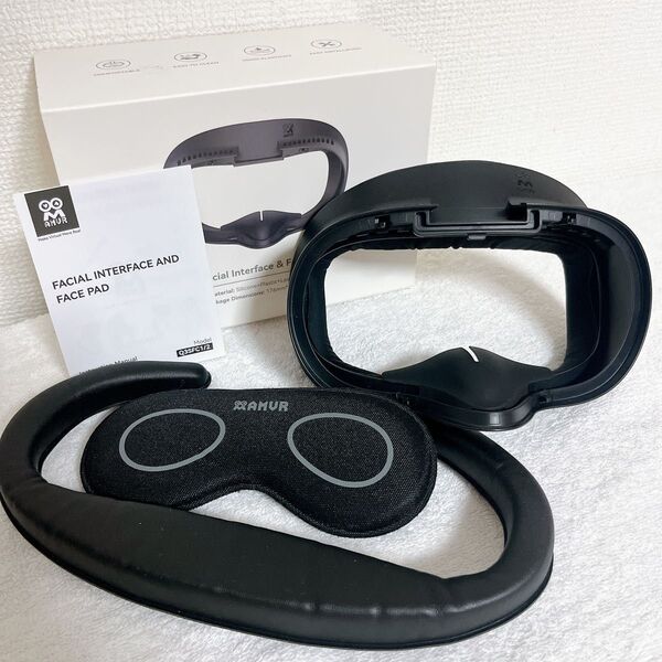 新品★ AMVR Facial Interface Quest 3S フェイスクッション 洗濯可能 フェイスカバー アイスシルク