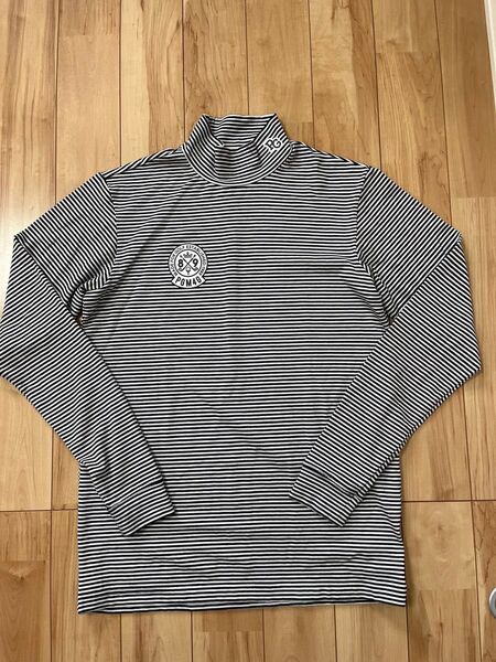 近年モデル 美品 パーリーゲイツ ハイネックモック長袖シャツ サイズ4(M)