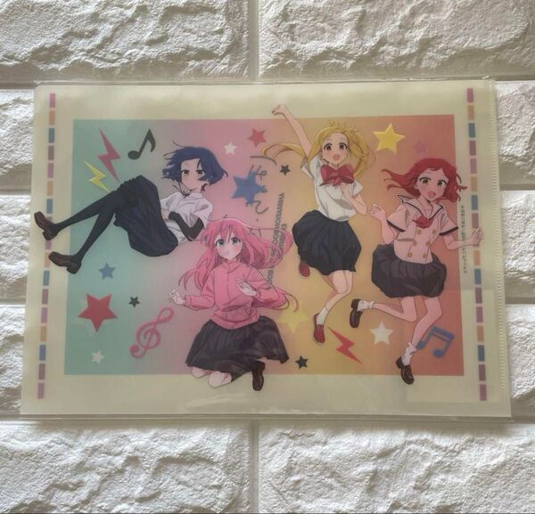 新品 アニメ「ぼっち.ざ.ろっく!」展 A4クリアファイル 結束バンド ぼっちざろっく