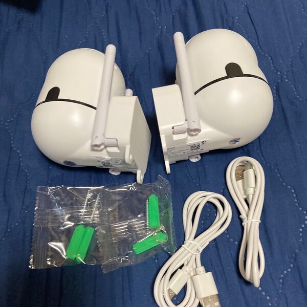 300万画素HDワイヤレス2.4G Wi-Fi PTZ防犯カメラ2台