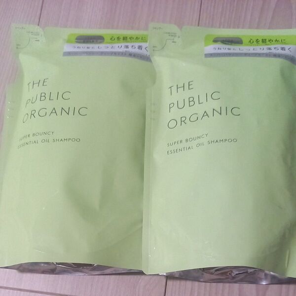 【2個セット】THE PUBLIC ORGANIC スーパーバウンシー シャンプー 詰め替え