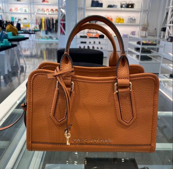 Marc Jacobs レザー 2WAY サッチェル クロスボデ SMOKED ALMOND