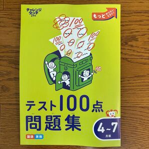 チャレンジタッチ2年生 4〜7月版テスト 100点問題集 国語算数