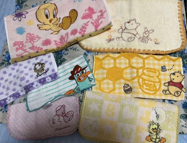 ハンドタオル まとめ売り ディズニー Disney トゥイーティー Tweety スージーズー Suzys Zoo タオルハンカチ