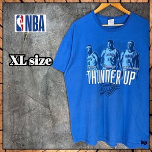 NBA THUNDER UP OKC Tシャツ 半袖 XL 古着 Tシャツ