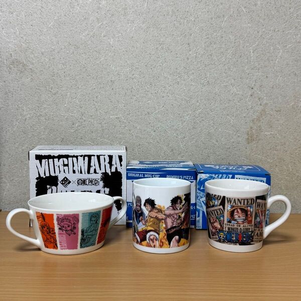 【非売品】ONE PIECE ドミノピザ コラボ マグカップ&スープカップ セット ワンピース