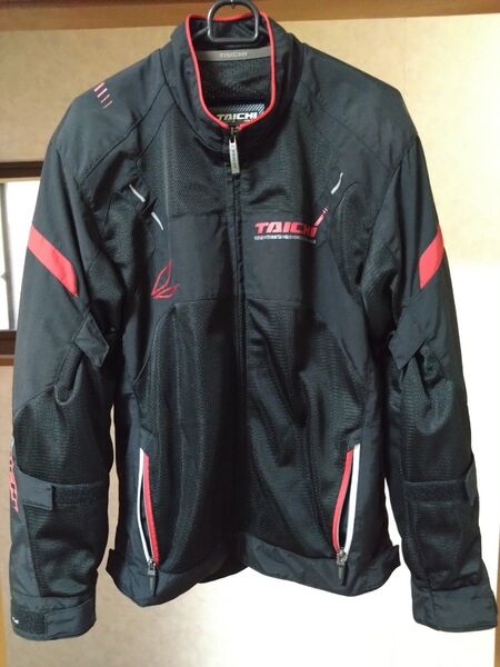 RS TAICHI アールエス タイチ メッシュジャケット ブラック×レッド 上下セット