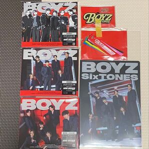 SixTONES『BOYZ』3形態セット 特典付き