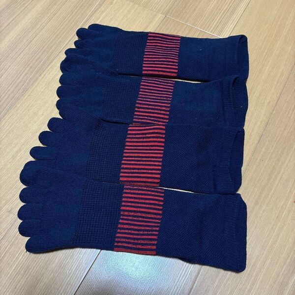 5本指ソックス2セット 全長24cmぐらい