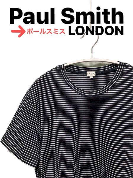 Paul Smith LONDON ポールスミス ロンドン ボーダー 半袖 Tシャツ カットソー L メンズ&レディース
