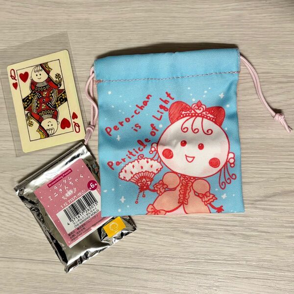 コジコジ COJICOJI ミニ巾着 きんちゃく ペロちゃん ナンセンスワールド 入場特典 特典 ノベルティ 限定 トランプ