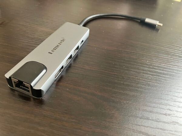 Lemorele USB-C 4ポートハブ HDMI LANポート付き