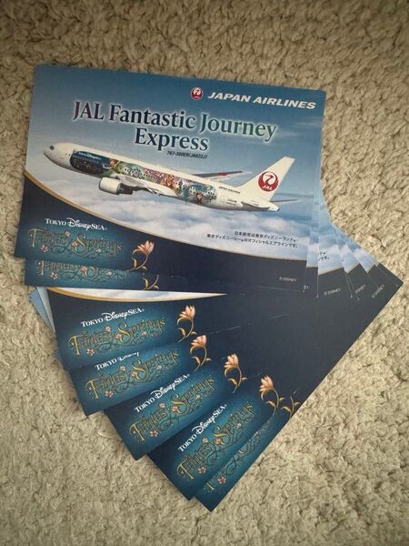 JAL 日本航空 ポストカード ディズニー Fantastic Journey Express 7枚 ファンタジースプリングス