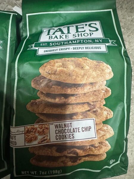 新品未開封 TATE'S ウォールナッツチョコレートチップクッキー