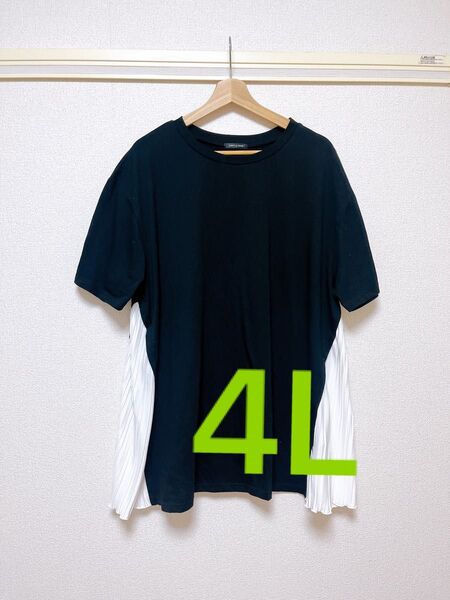 4L プリーツ半袖Tシャツ