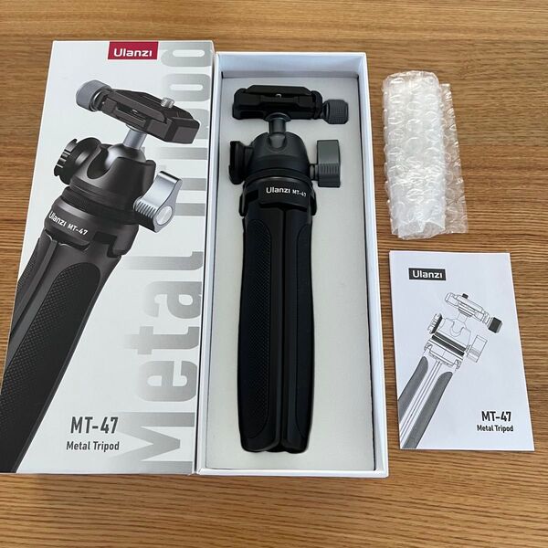 美品 ウランジ Ulanzi MT-47 ミニ三脚 雲台&クイックリリース