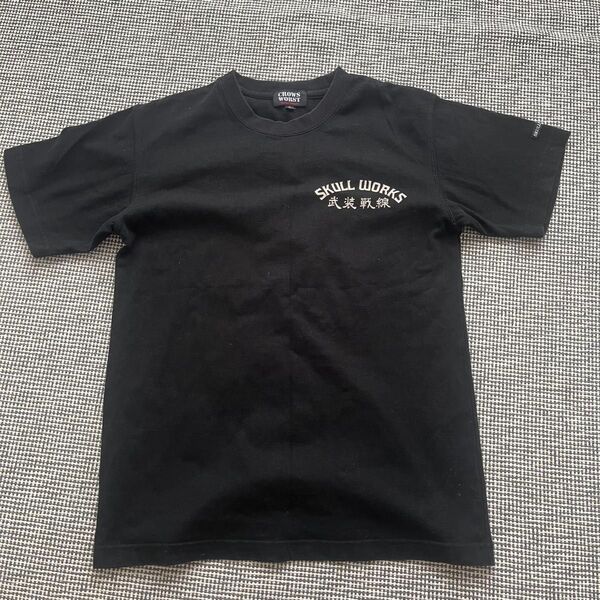 スカルワークス クローズ×ワースト 武装戦線 Tシャツ 黒 Sサイズ