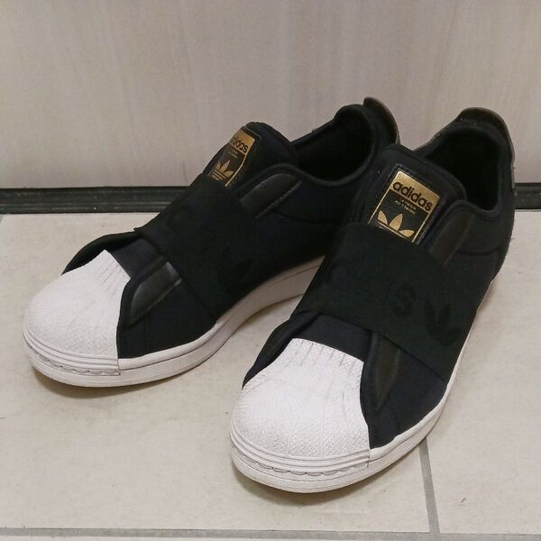adidas Superstar Slip On アディダス スーパースター スリッポン H67370 25.5 黒