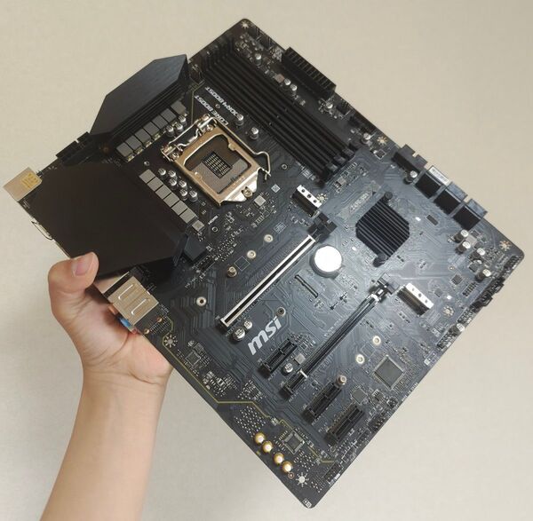 MSI Z490-S01|IOパネル付属|LGA1200|ATXマザーボード|第10世代Intel CPU対応|動作確認済み