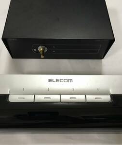 【※ジャンク※】 ELECOM エレコム ディスプレイ切替器 DTSP24-VGA 4回路 電子式 & SANWA サンワ SWW-21VLN 2回路 