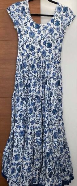 MARIHA 草原の虹のドレス マキシ丈 ロングワンピース ドレス 花柄 フラワー