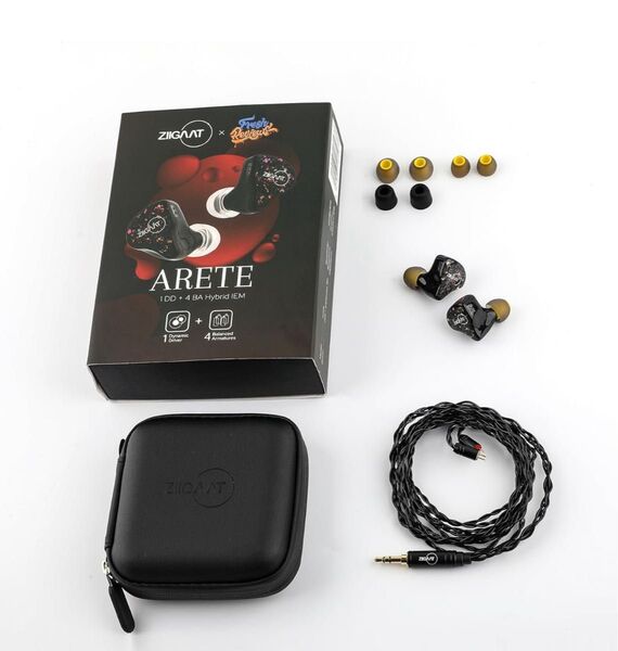 ZiiGaat x Fresh Reviews Arete black 新品未開封