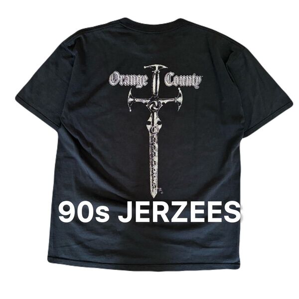 90s JERZEES Tシャツ オレンジカウンティーチョッパーズ ビンテージ ヴィンテージ ジャージーズ 古着 アメカジ
