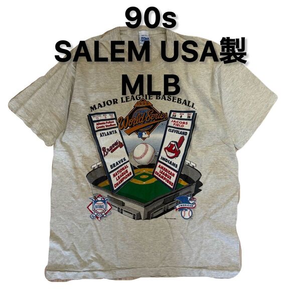 90s SALEM Tシャツ USA製 MLB ヤンキース アメカジ ビンテージ ヴィンテージ 古着 アメリカ製