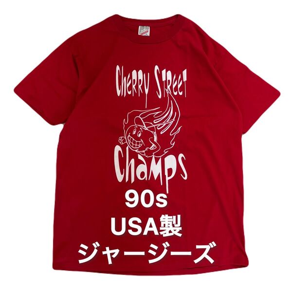 90s USA製 ジャージーズ ヴィンテージ Tシャツ ビンテージ アメカジ アメリカ製 古着 半袖